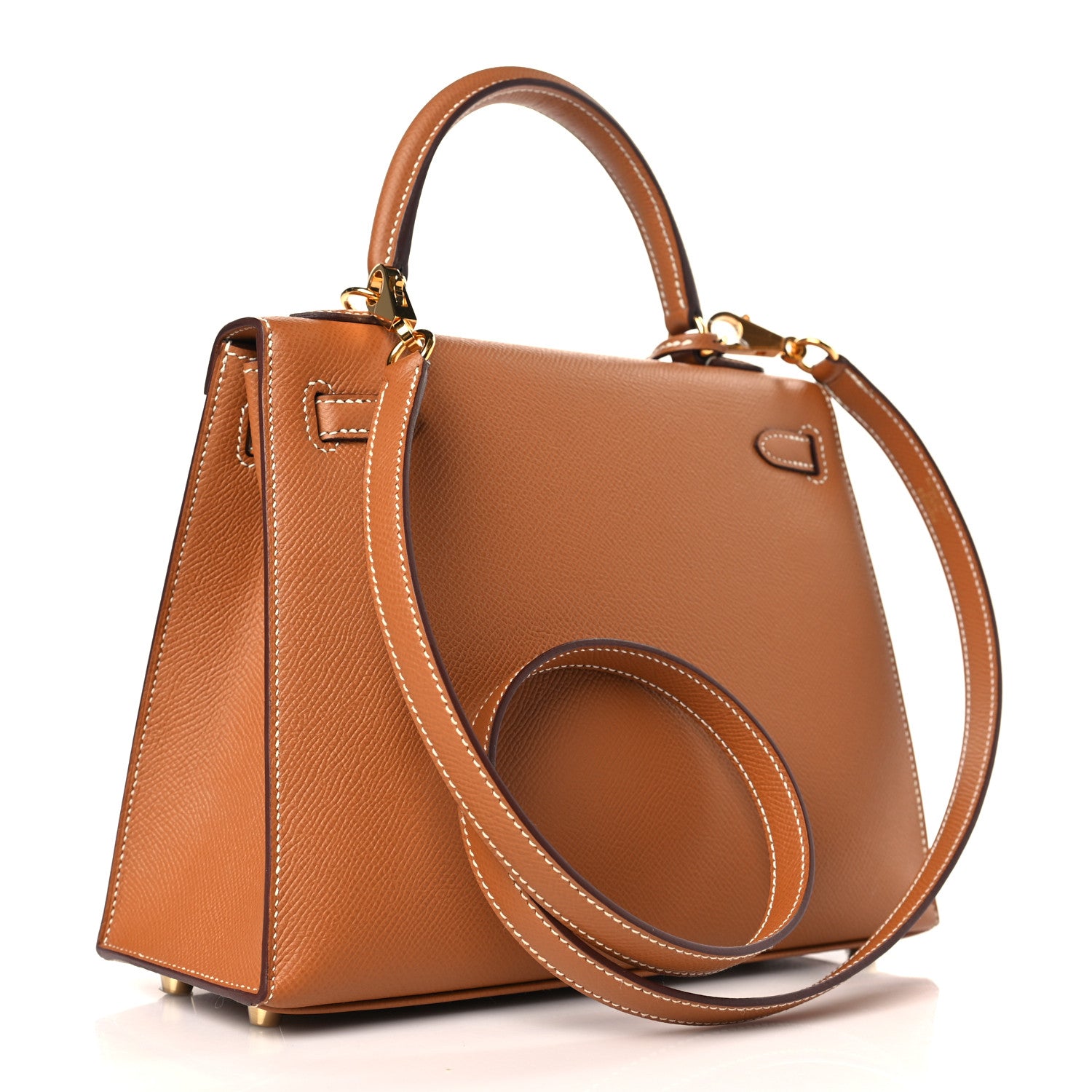 Hermes Epsom Kelly Sellier 25 Gold 3 of 9