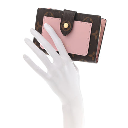 Louis Vuitton Monogram Juliette Wallet Rose Ballerine 2 of 9