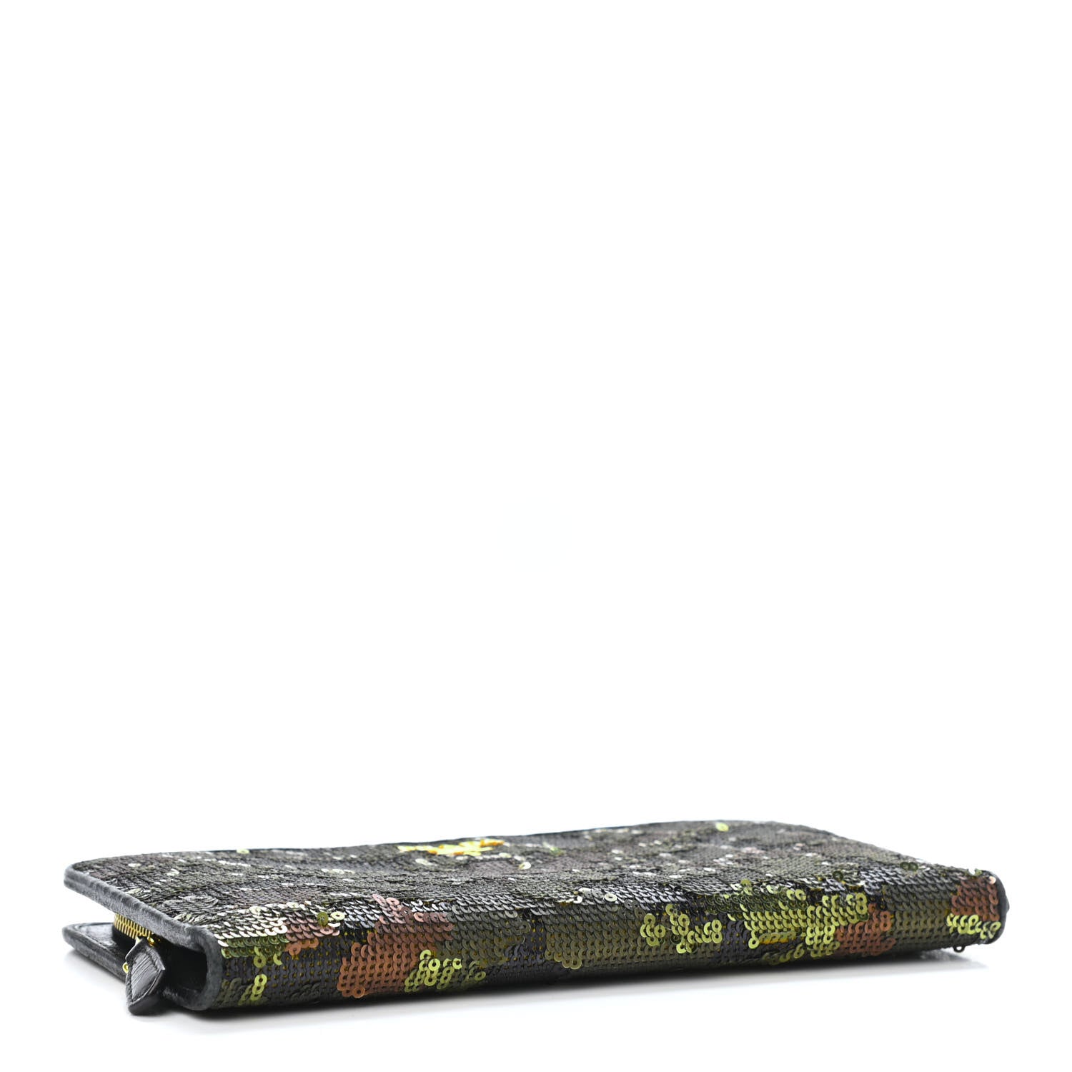 Prada Sequin Camouflage Continental Wallet Mimetico 3 of 4