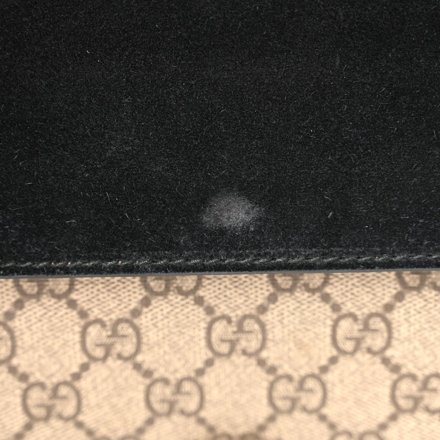GG Supreme Monogram Crystal Small Dionysus Shoulder Bag Black