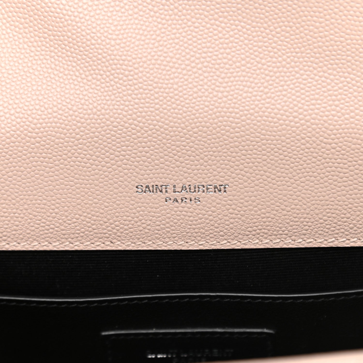 Saint Laurent Grain De Poudre Textured Mixed Matelasse Medium Triquilt Monogram Satchel Marble Pink 6 of 11