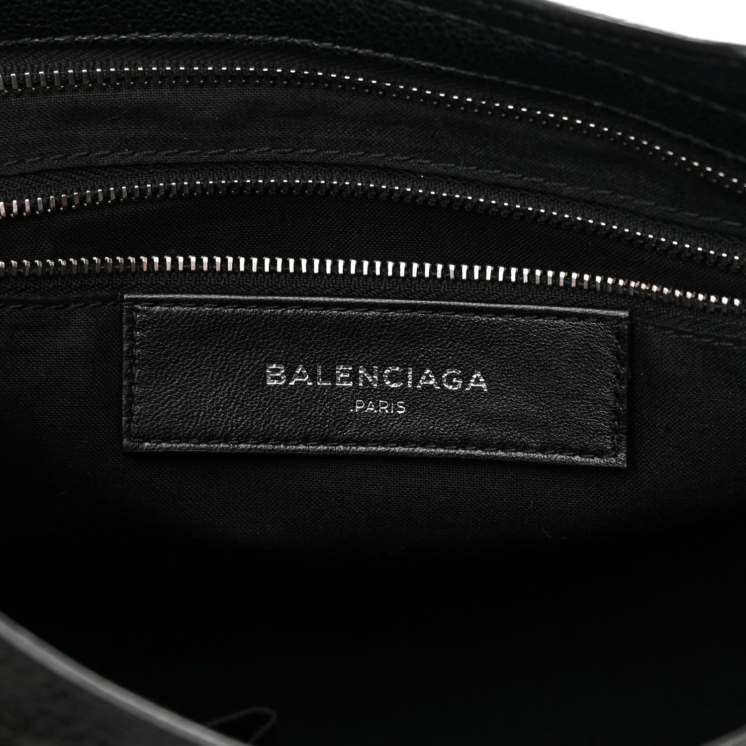 Balenciaga Chevre Silver Metallic Edge Hardware S City Black 6 of 12