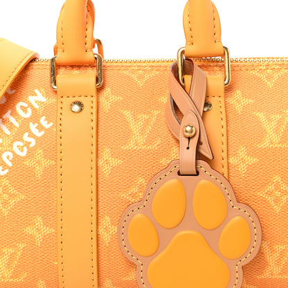 Louis Vuitton Monogram Heritage Keepall Bandouliere 25 Yellow 8 of 10