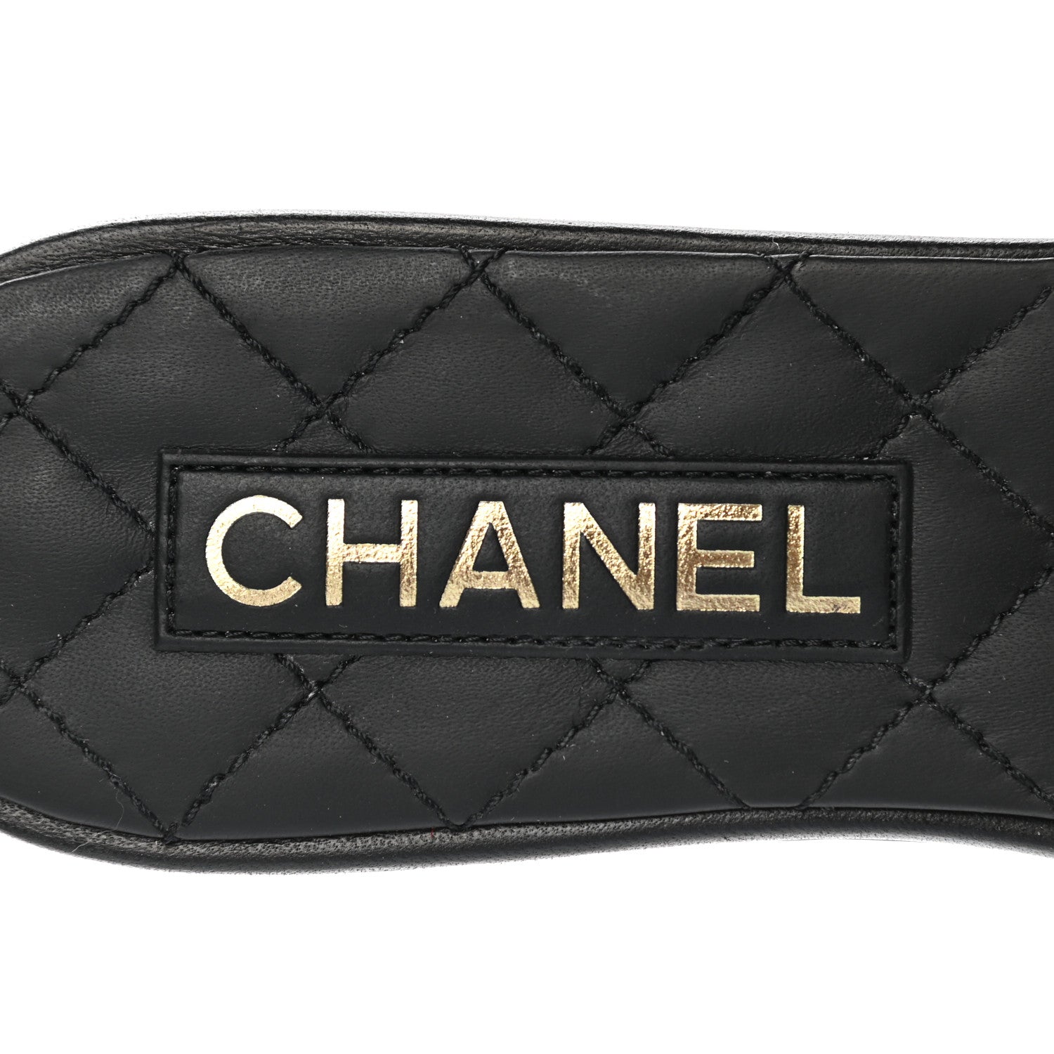 Chanel Lambskin Quilted CC Turnlock Sandals 38 Black 7 of 9
