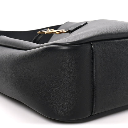 Saint Laurent Smooth Calfskin Small Le 5 A 7 Soft Hobo Black 8 of 9