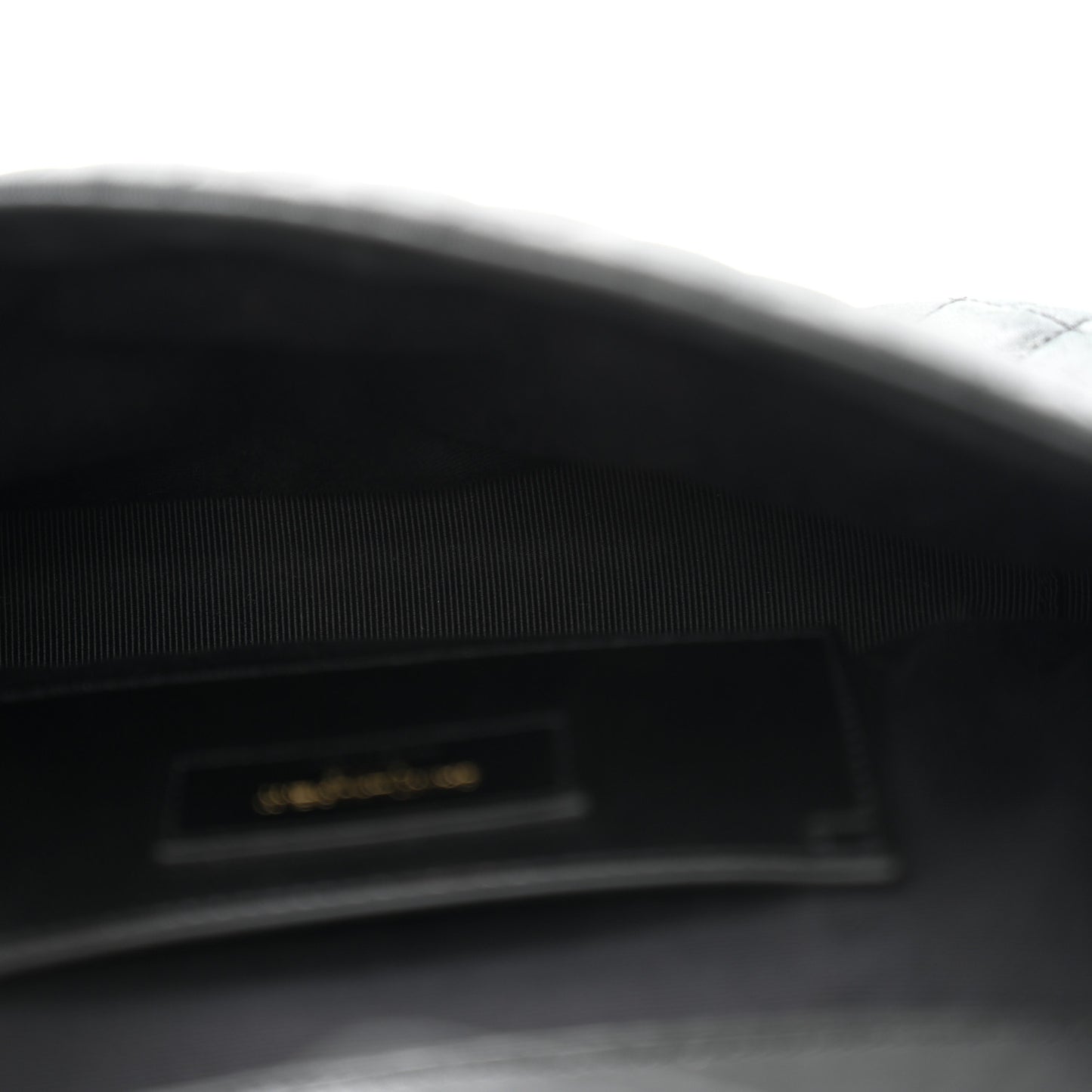 Calfskin Mixed Matelasse Triquilt Small Monogram Satchel Black