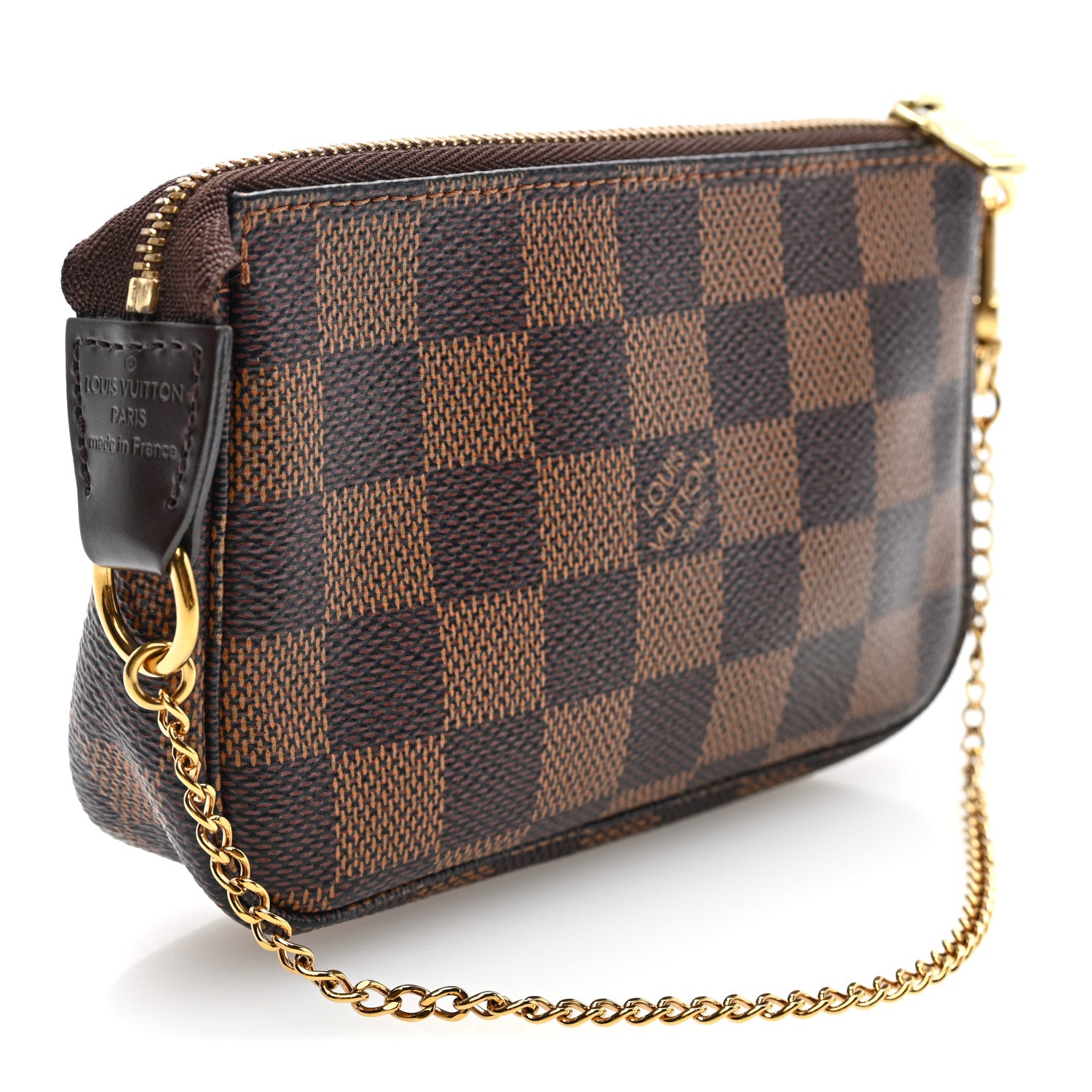 Louis Vuitton Damier Ebene Mini Pochette Accessories 2 of 8