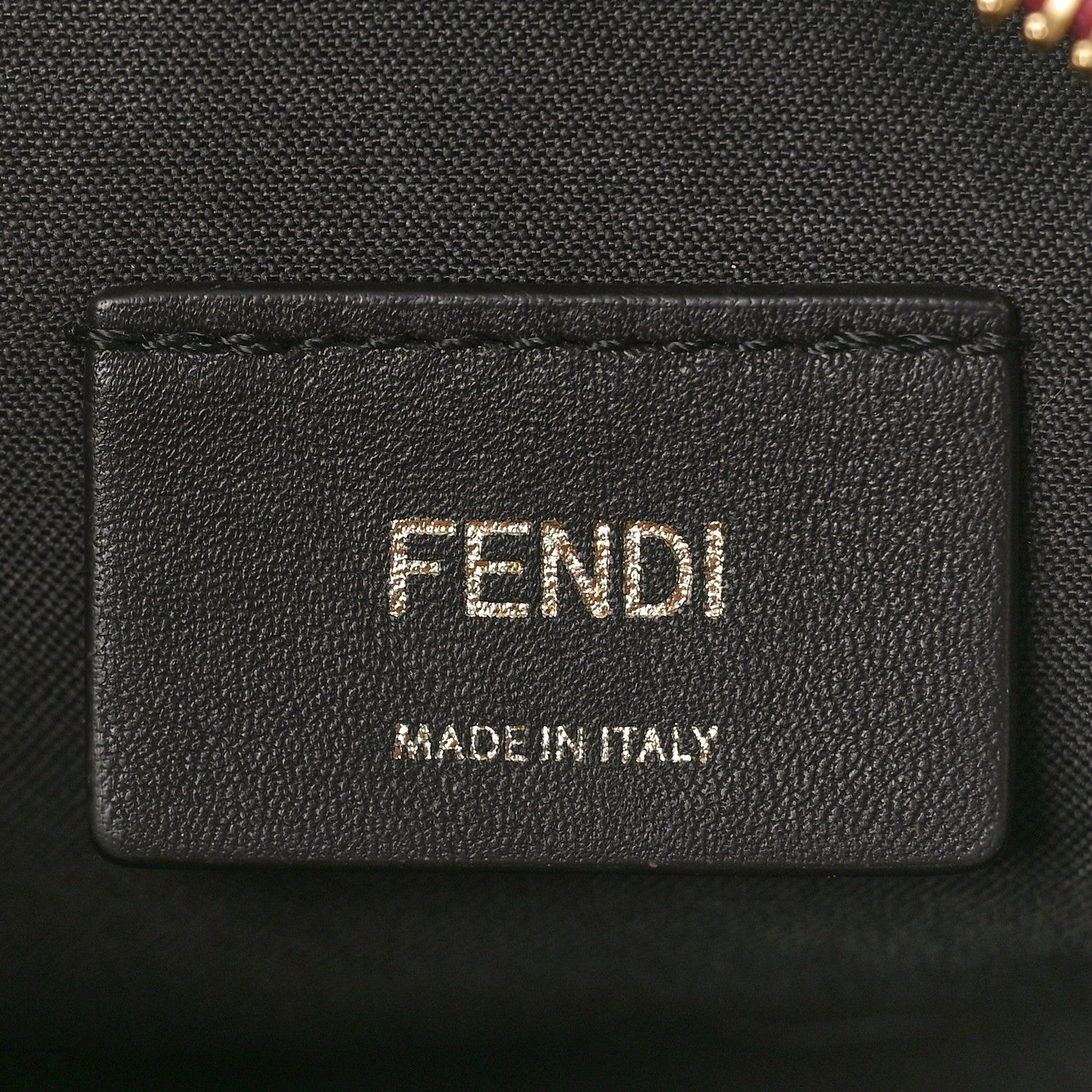Fendi Vitello Grace Matte Mini Fendi Cam Barolo 6 of 10
