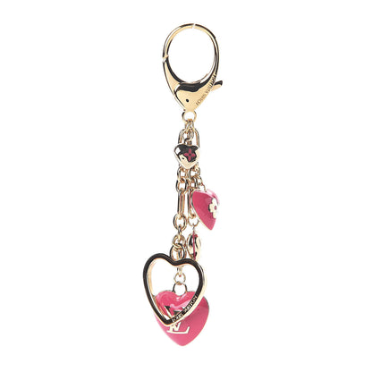 Louis Vuitton Coeurs Heart Bag Charm Key Holder Pink 1 of 3