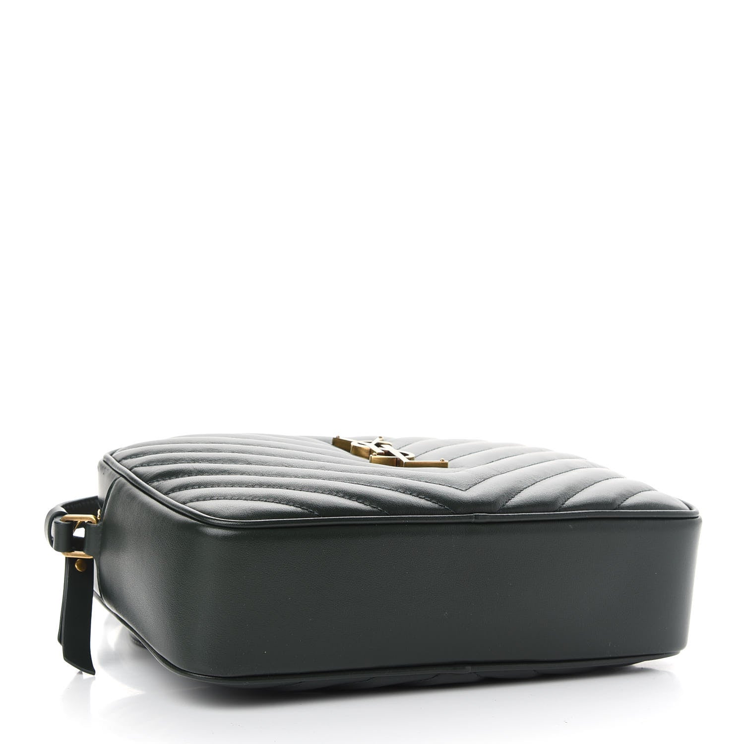Saint Laurent Calfskin Matelasse Monogram Lou Camera Bag Military Green 4 of 10