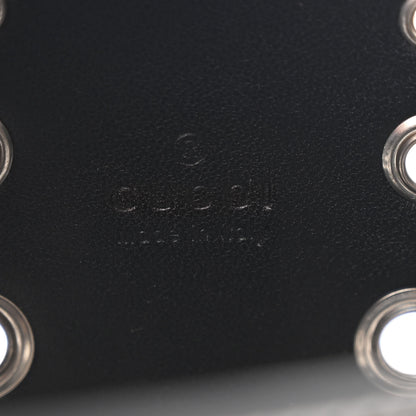 Gucci Calfskin Ha Ha Ha Jackie 1961 Eyelet Hobo Black 6 of 10