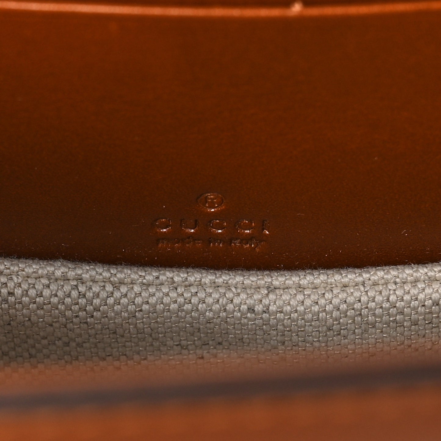 New Canvas Charisma Calfskin Crystal GG Monogram Small Bamboo 1947 Top Handle Bag Camel Ebony