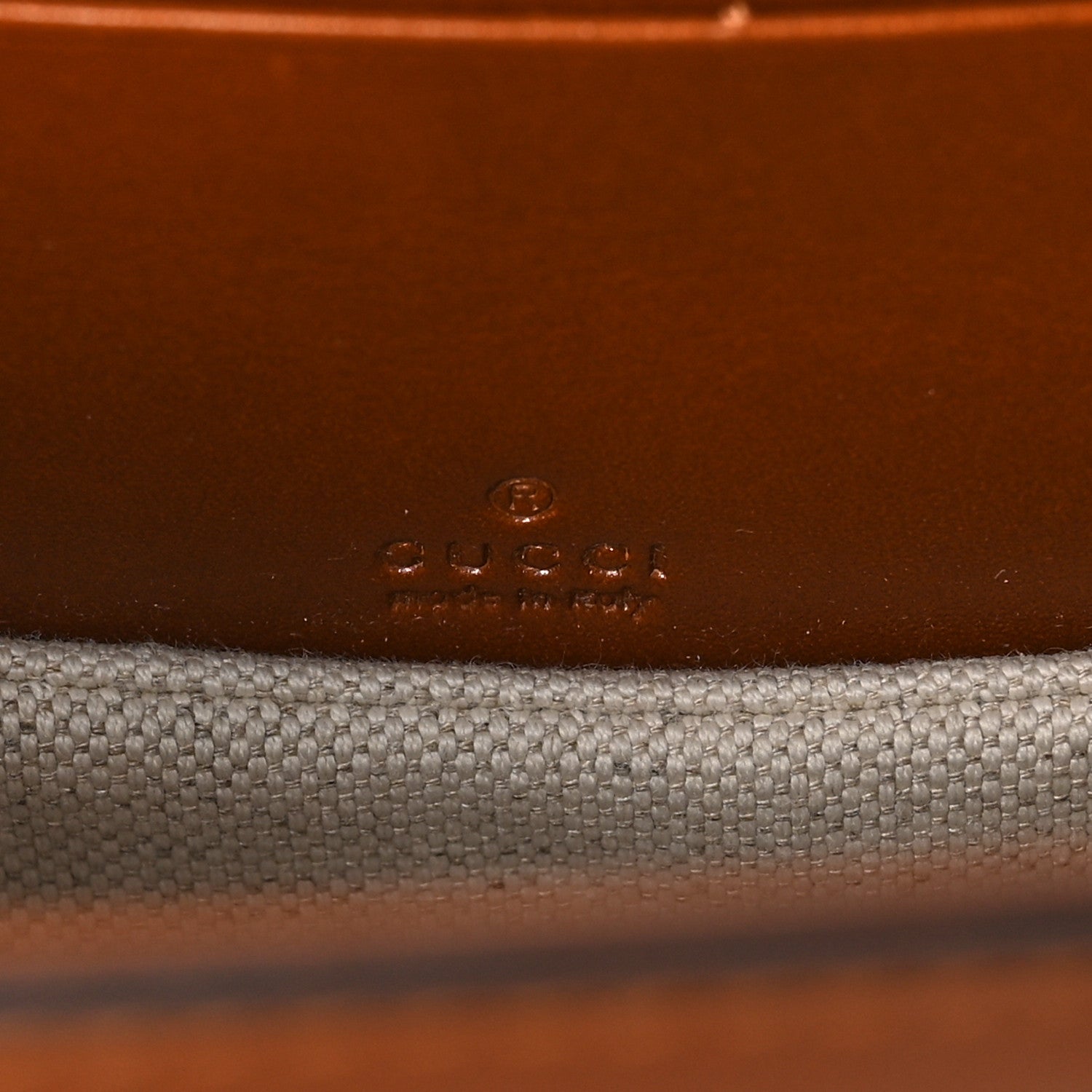Gucci New Canvas Charisma Calfskin Crystal GG Monogram Small Bamboo 1947 Top Handle Bag Camel Ebony 6 of 10
