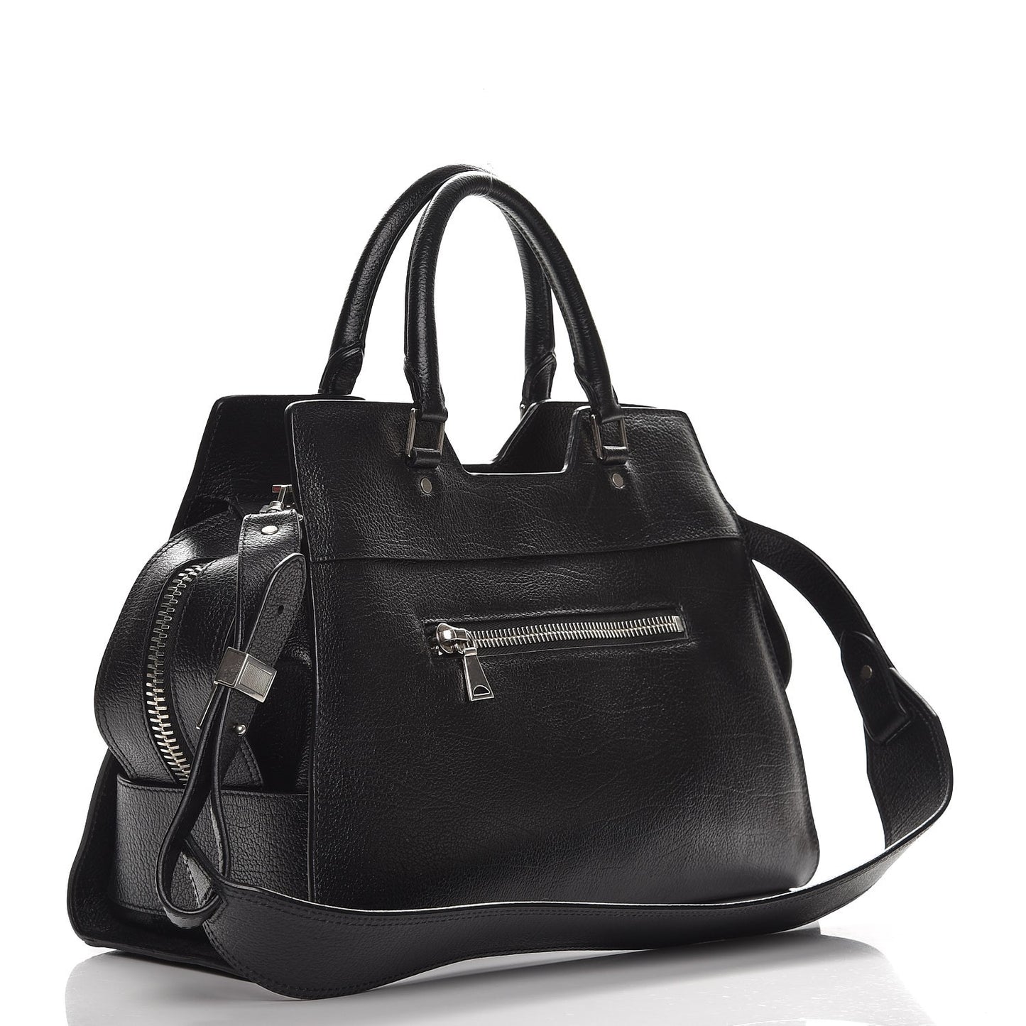 Vacchetta Calfskin Small PS13 Satchel Black