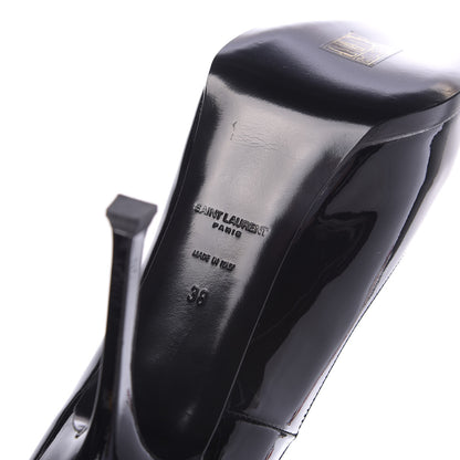 Saint Laurent Patent Tribute 105 Platform Pumps 38 Black 8 of 9