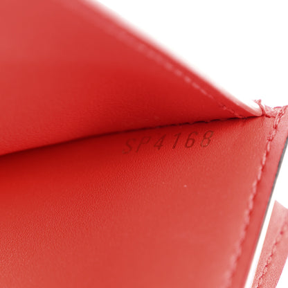 Louis Vuitton Monogram Flower Lock Compact Wallet Coquelicot 7 of 11