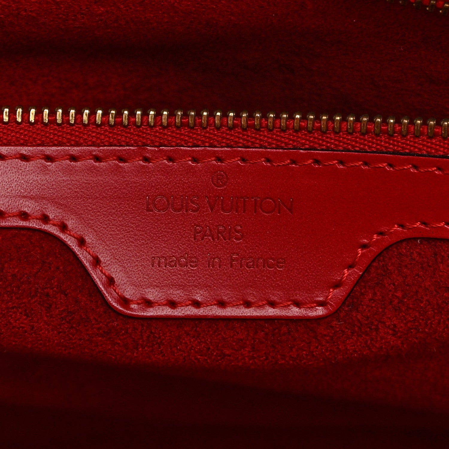 Louis Vuitton Epi Lussac Castillan Red 6 of 10