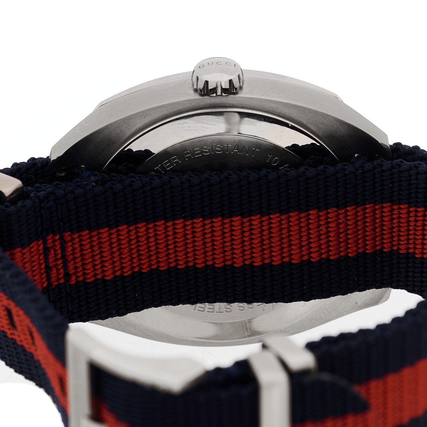 Gucci Stainless Steel Nylon 41mm GG2570 Quartz Watch Blue 4 of 5