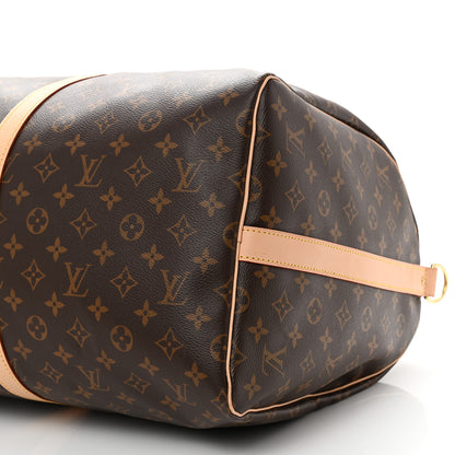 Louis Vuitton Monogram Keepall Bandouliere 55 8 of 10