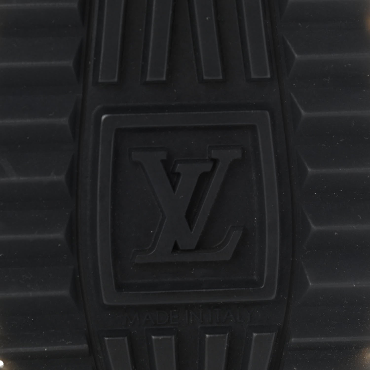 Louis Vuitton Suede Monogram Run Away Sneakers 37.5 Black 6 of 8