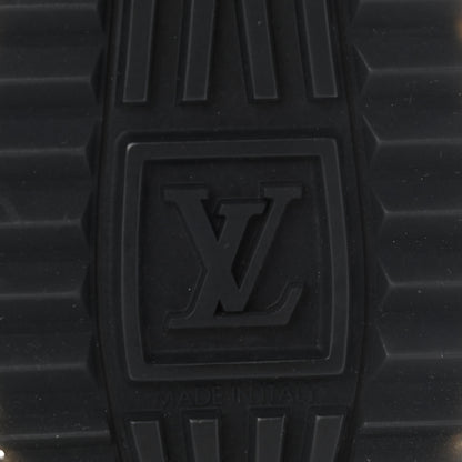 Louis Vuitton Suede Monogram Run Away Sneakers 37.5 Black 6 of 8