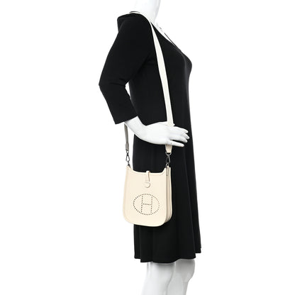 Hermes Taurillon Clemence Amazone Evelyne TPM Nata Craie 2 of 11