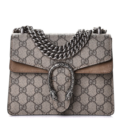 Gucci GG Supreme Monogram Mini Dionysus Shoulder Bag Taupe 1 of 6