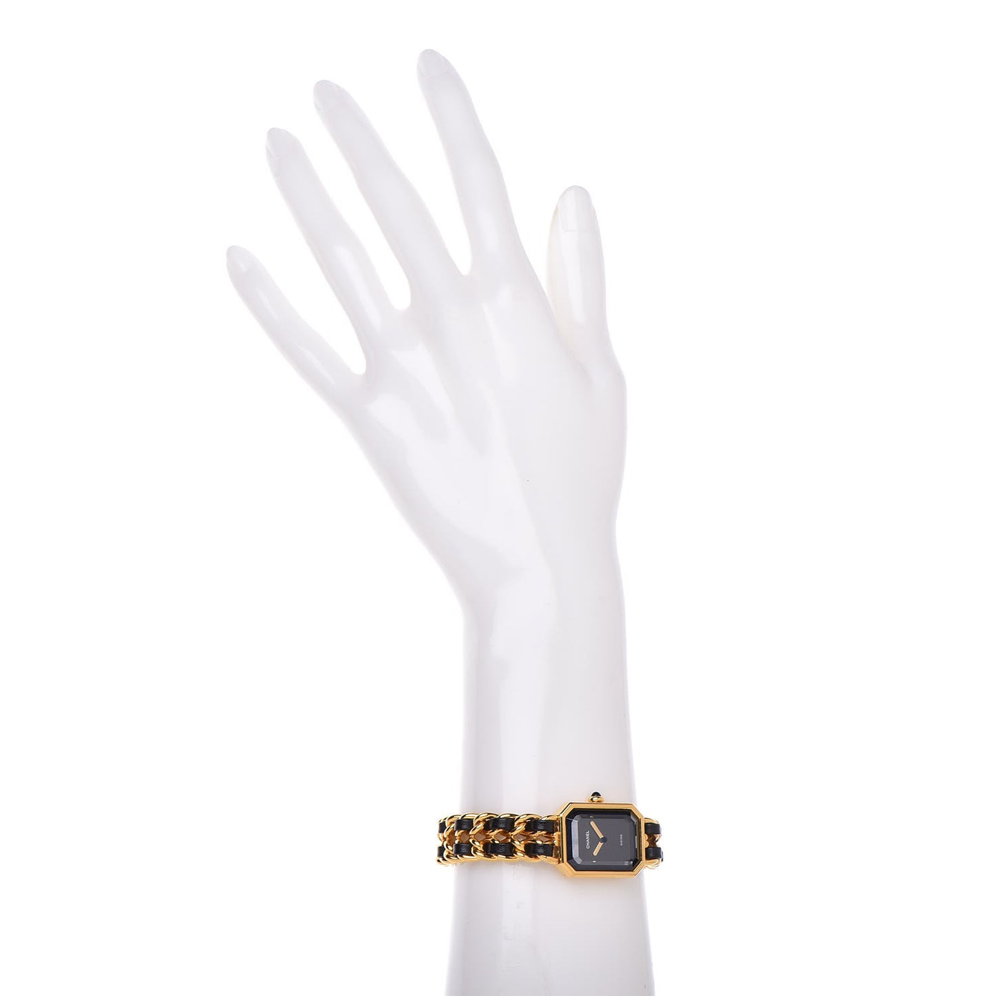 Stainless Steel Lambskin 20mm Chain Premiere Quartz Watch Gold M