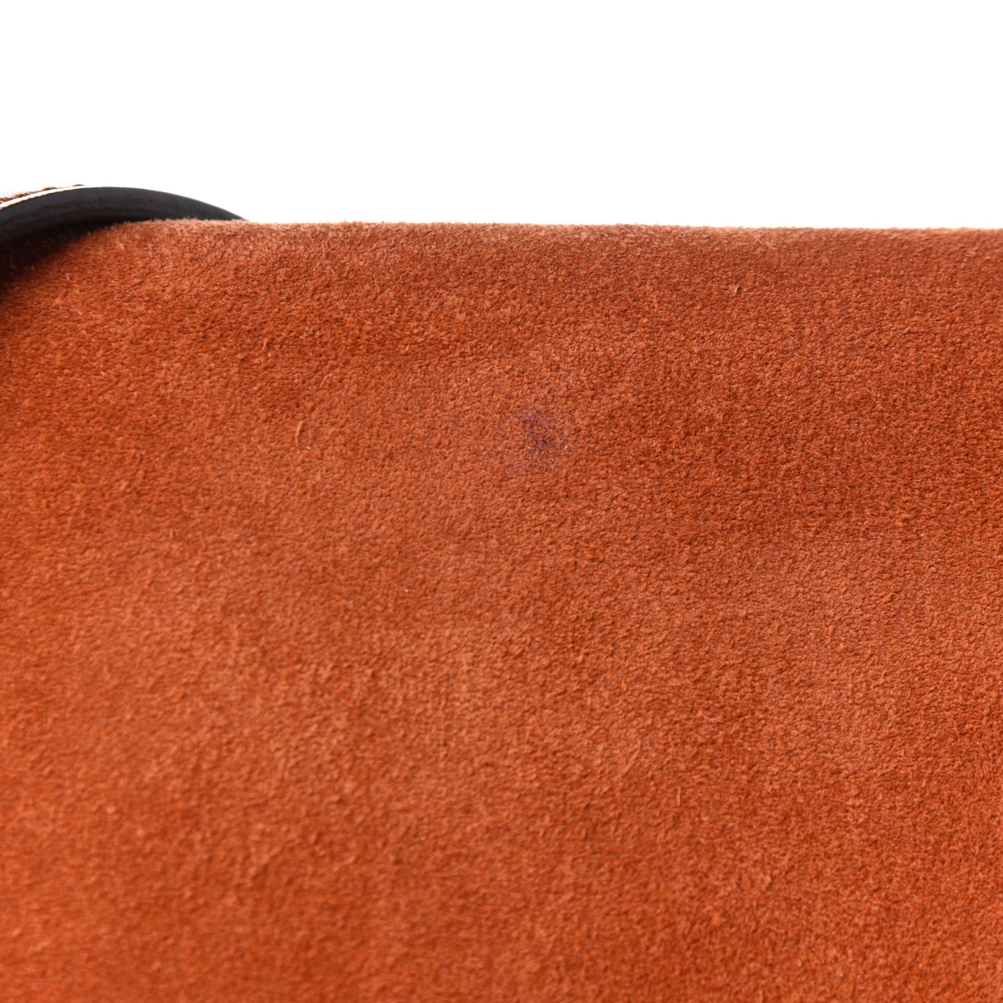 Suede Smooth Calfskin Kurtis Shoulder Bag Classic Tobacco