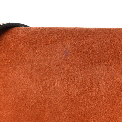 Chloe Suede Smooth Calfskin Kurtis Shoulder Bag Classic Tobacco 9 of 9