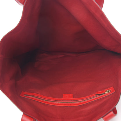 Gucci Canvas Calfskin Sylvie Stripe Logo Mens Tote Red White Blue 4 of 9