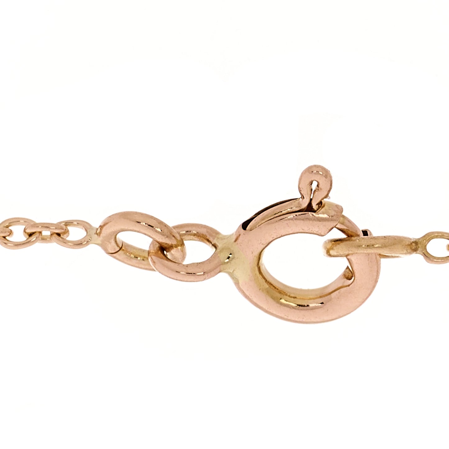 18K Rose Gold Diamond Pink Opal Rose Des Vents 5 Charm Bracelet