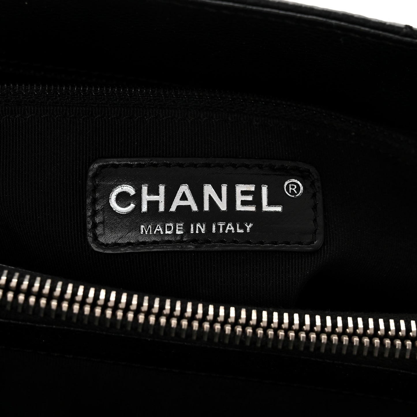 Caviar Quilted Grand Shopping Tote GST Black