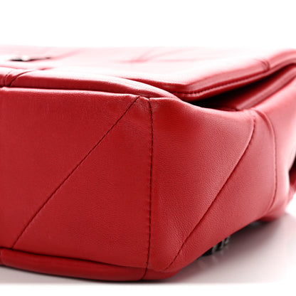 Saint Laurent Lambskin Patchwork Monogram Medium Jamie Red 10 of 10