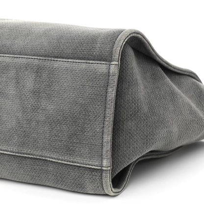 Chanel Canvas Medium Deauville Tote Grey 10 of 13