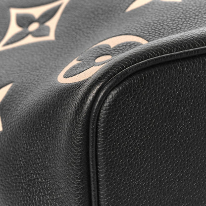Louis Vuitton Empreinte Monogram Giant Neonoe MM Black Beige 8 of 9