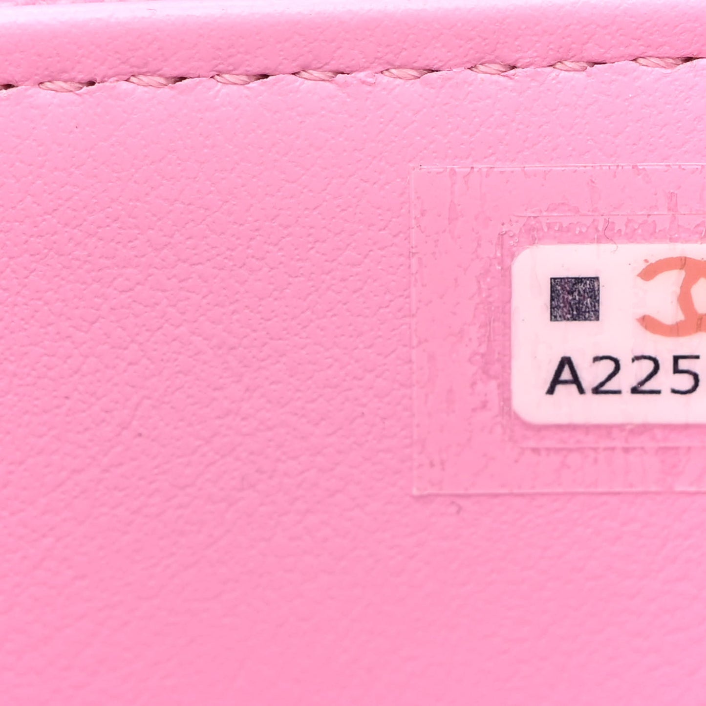 Caviar Quilted Top Handle Pocket Vanity Case Lilac
