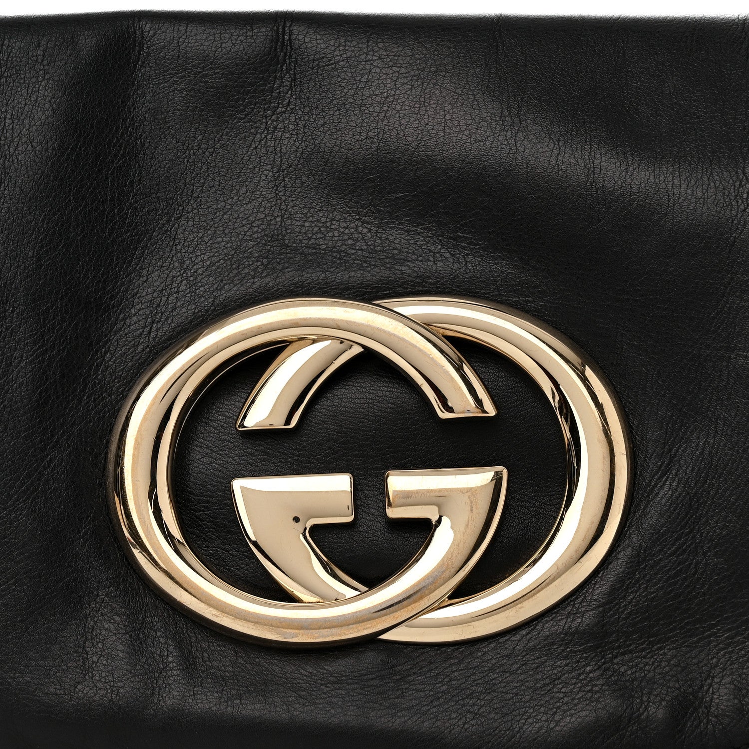 Gucci Calfskin Small Britt Shoulder Bag Black 8 of 10
