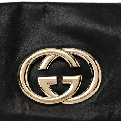 Gucci Calfskin Small Britt Shoulder Bag Black 8 of 10