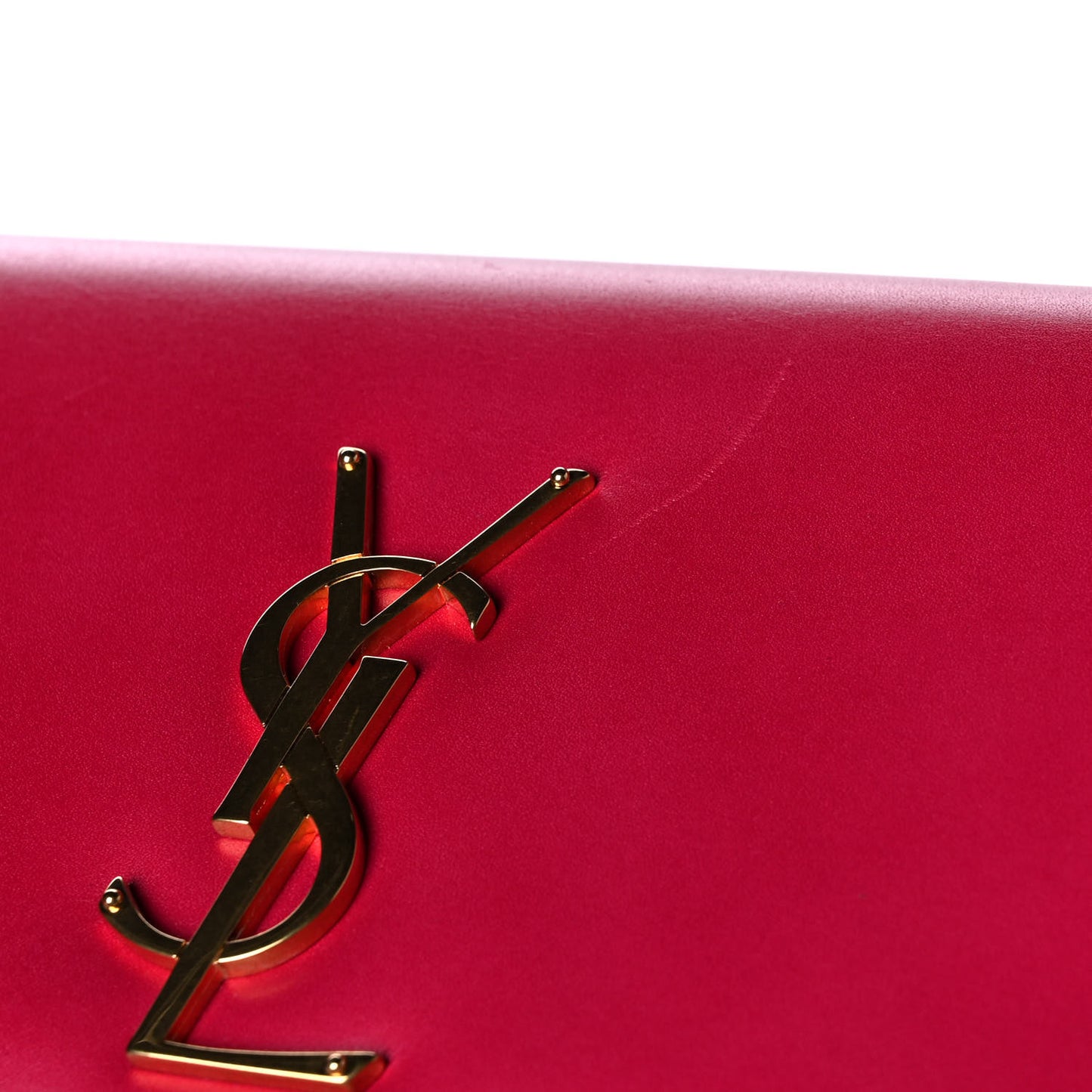 Calfskin Classic Monogram Cassandre Clutch Fuchsia
