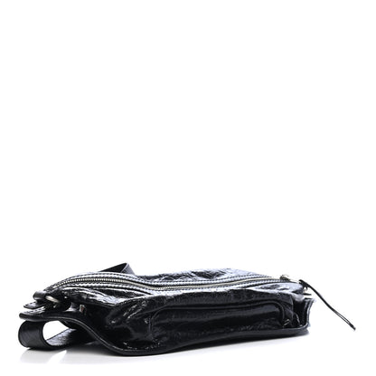 Balenciaga Lambskin Classic Hardware Neo Lift Hip Bag Black 3 of 4