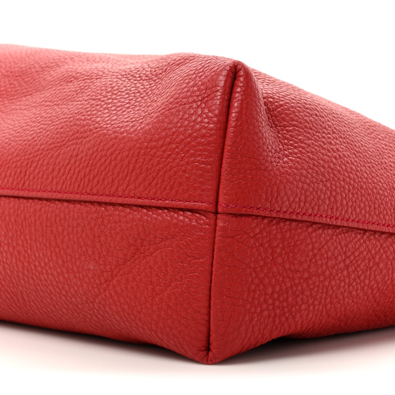 Prada Vitello Daino Shopping Tote Fuoco 9 of 17