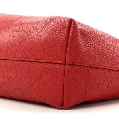 Prada Vitello Daino Shopping Tote Fuoco 9 of 17