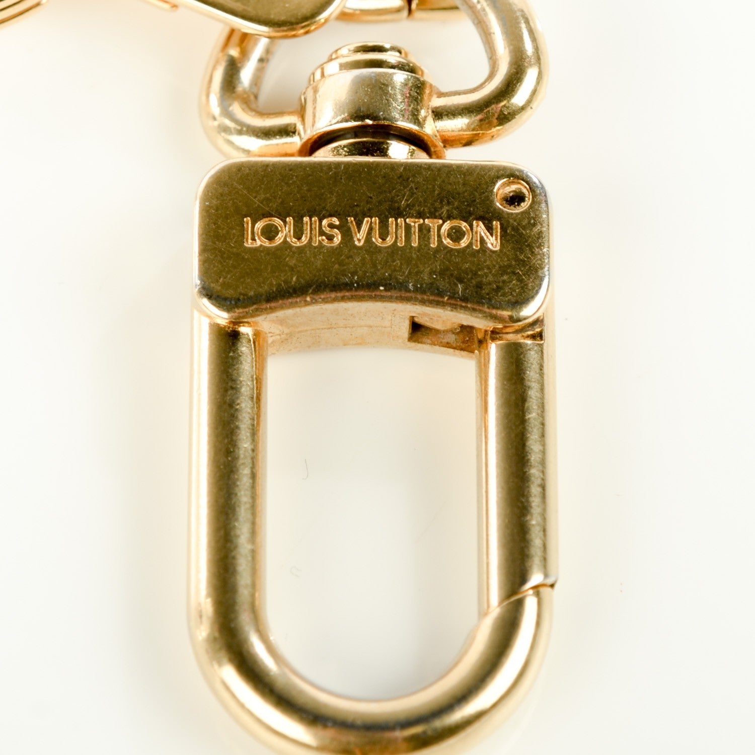 Louis Vuitton Pochette Extender Key Ring Gold 4 of 5