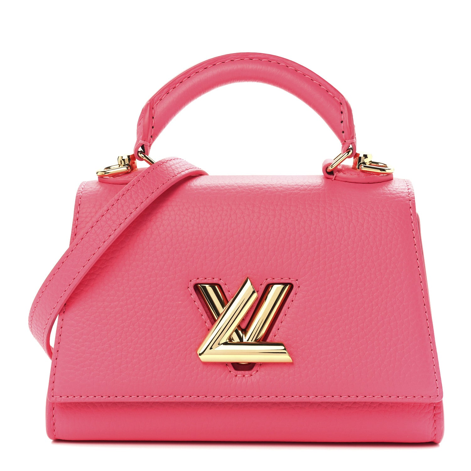 Louis Vuitton Taurillon Twist One Handle BB Dragon Fruit 3 of 12