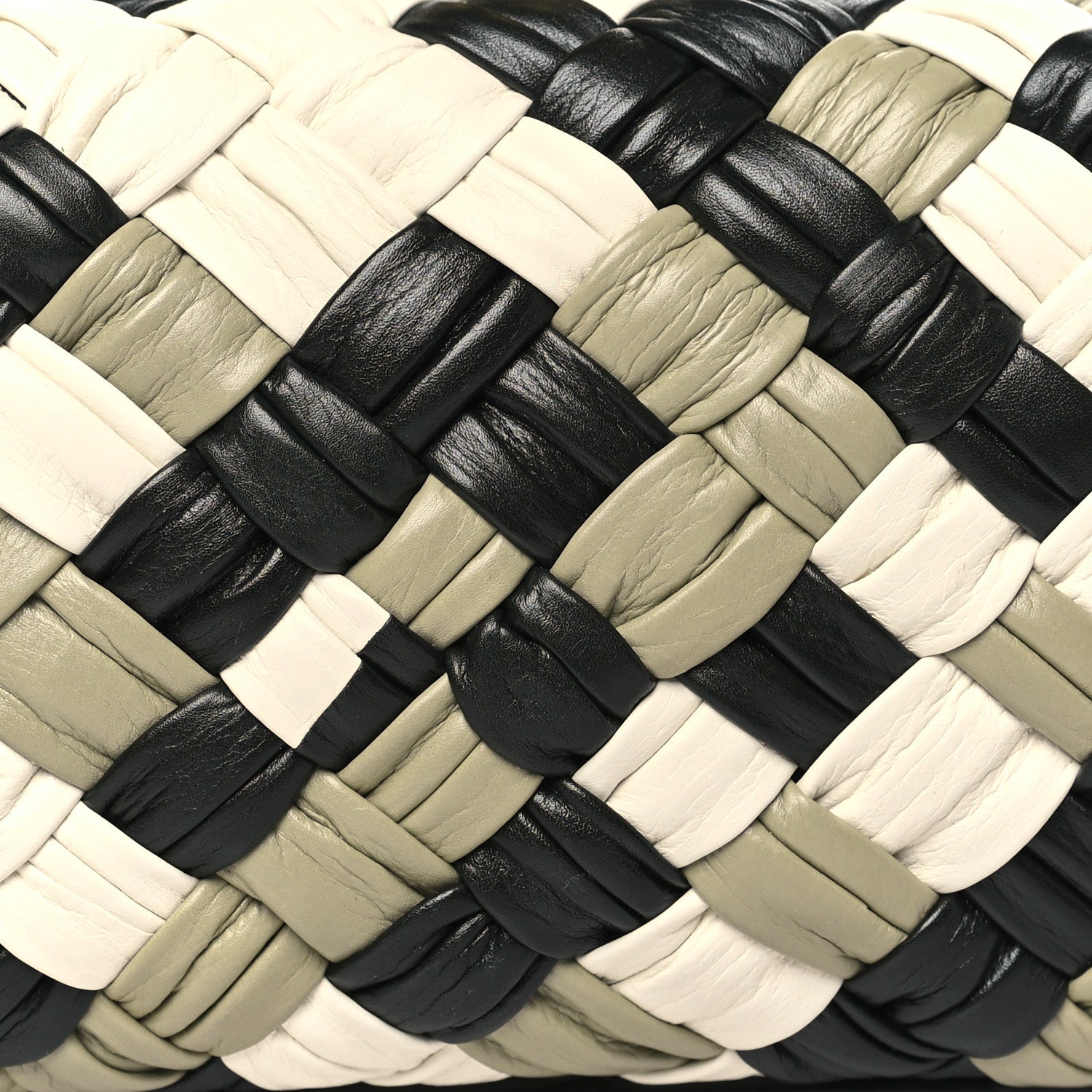 Bottega Veneta Nappa Intrecciato Stretch Knot Box Clutch Black Multicolor 7 of 7