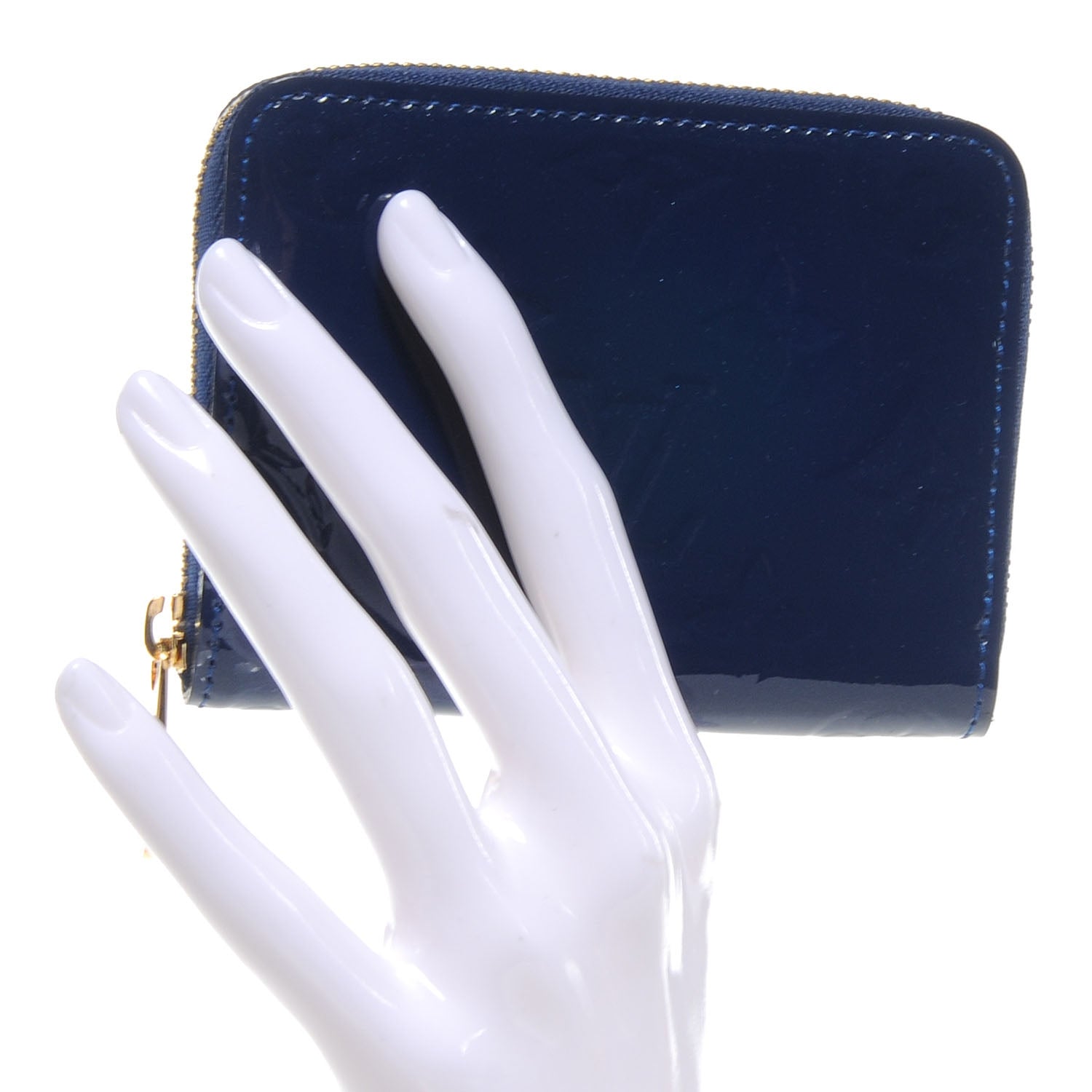Louis Vuitton Vernis Zippy Coin Purse Grand Blue 2 of 8
