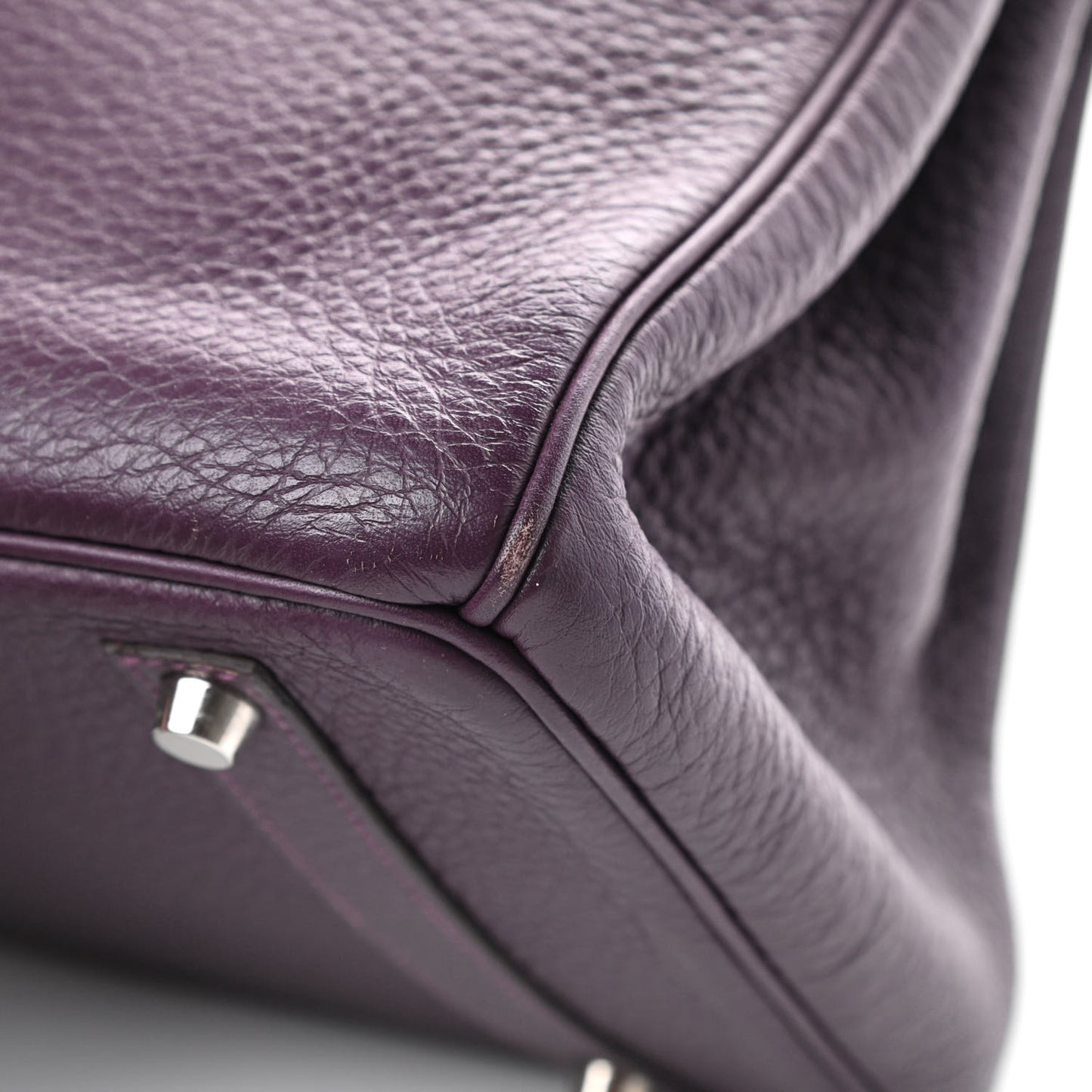 Taurillon Clemence Birkin 35 Raisin