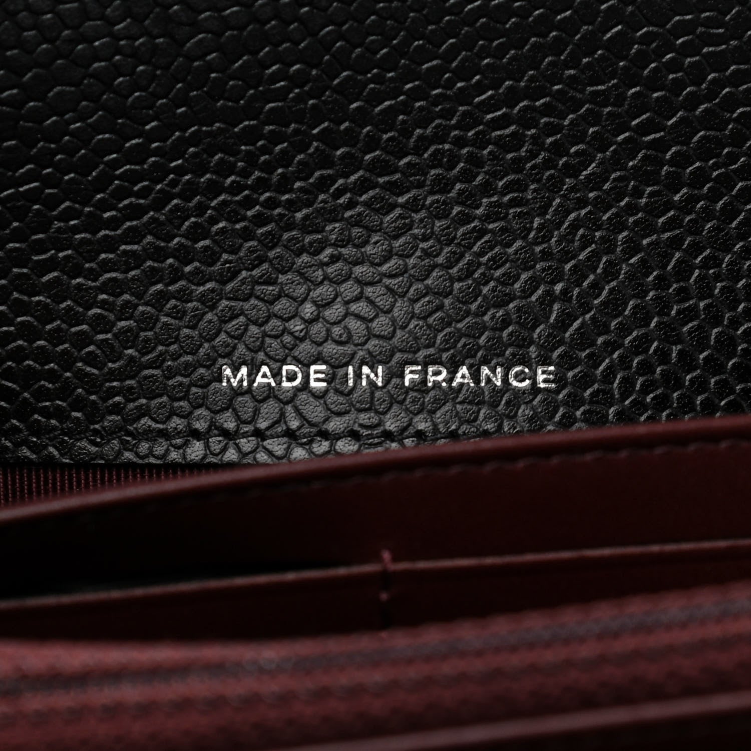 Chanel Caviar Quilted Large Gusset Flap Wallet Black 7 of 9