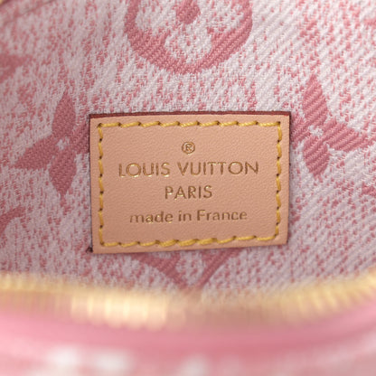 Louis Vuitton Monogram Jacquard Denim Nano Speedy Bandouliere Pink 6 of 10